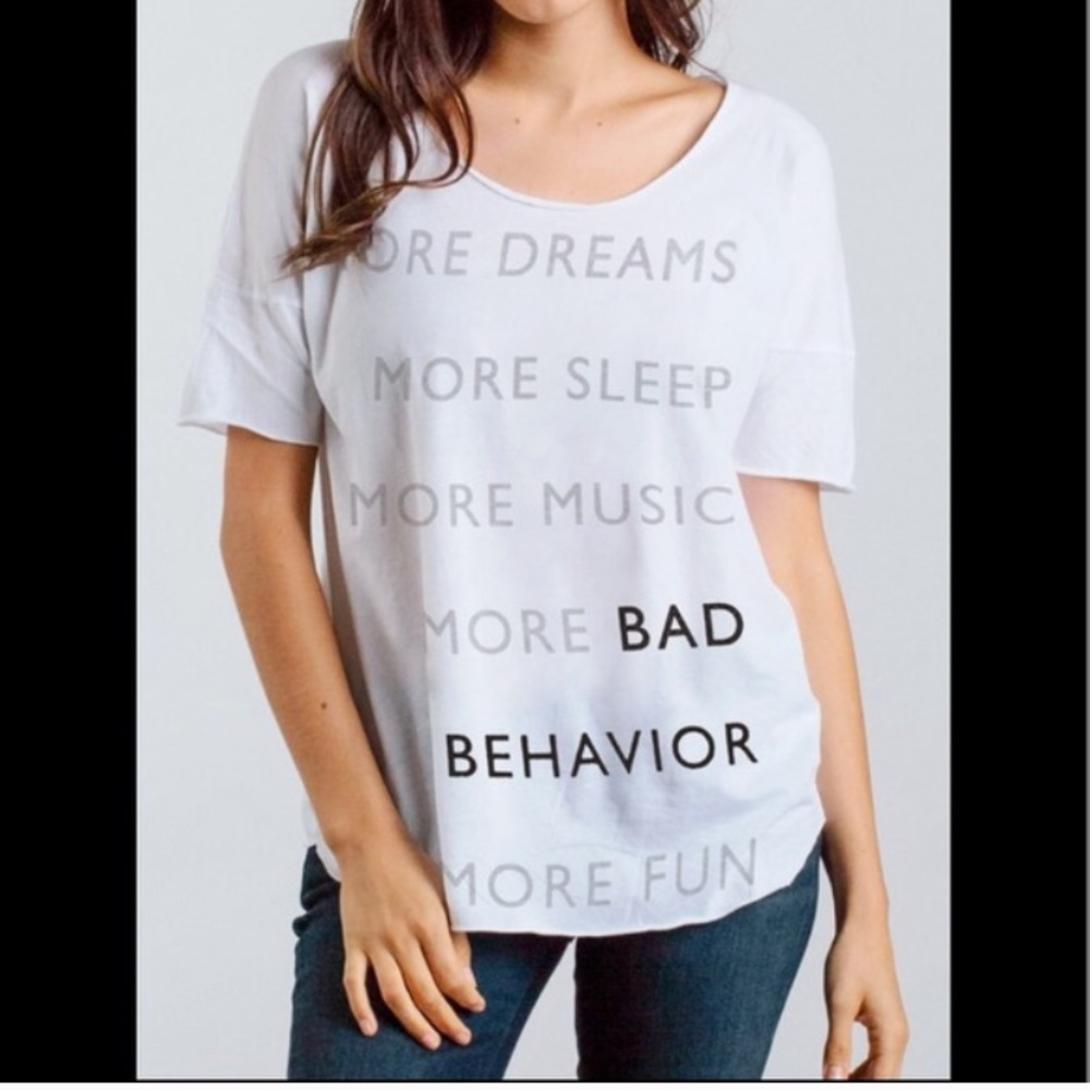 Junk Food “More Bad Behavior” Tee